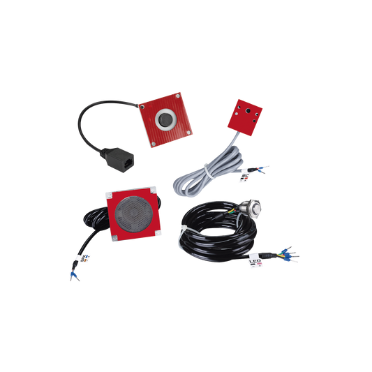 KIT de Accesorios para el modelo PA2F, incluye cÃ¡mara, micrÃ³fono, parlante y botÃ³n, mÃºltiples aplicaciones