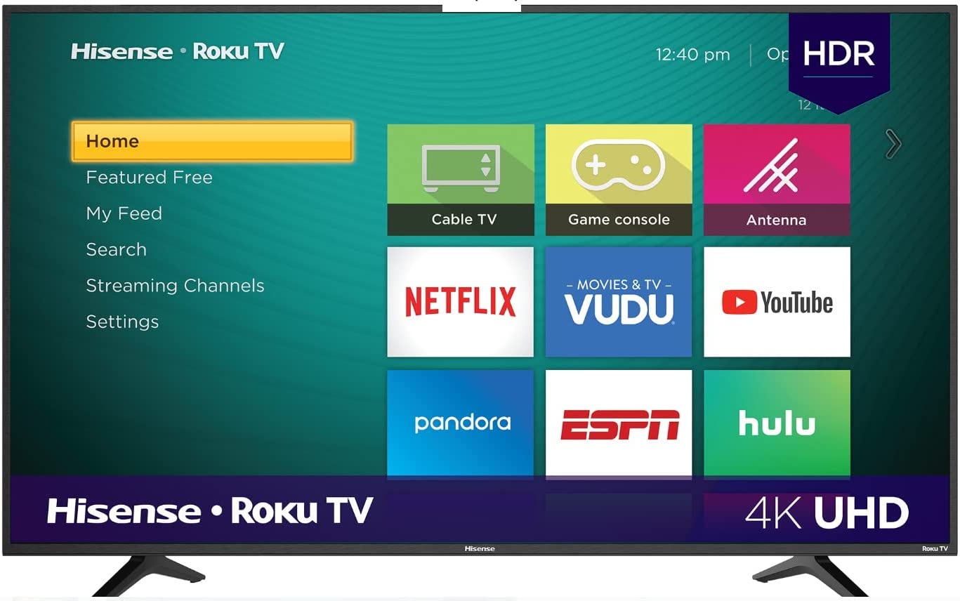 Televisor HISENSE 58 Pulgadas Modelo 58A6GR SMART 4K ROKU