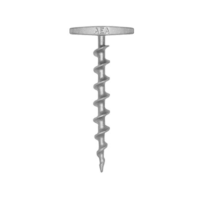 Ancla Tornillo RE-USABLE de 9â€ (23 cm) de Largo con Maneral de 4â€ (10 cm). No requiere Herramientas.
