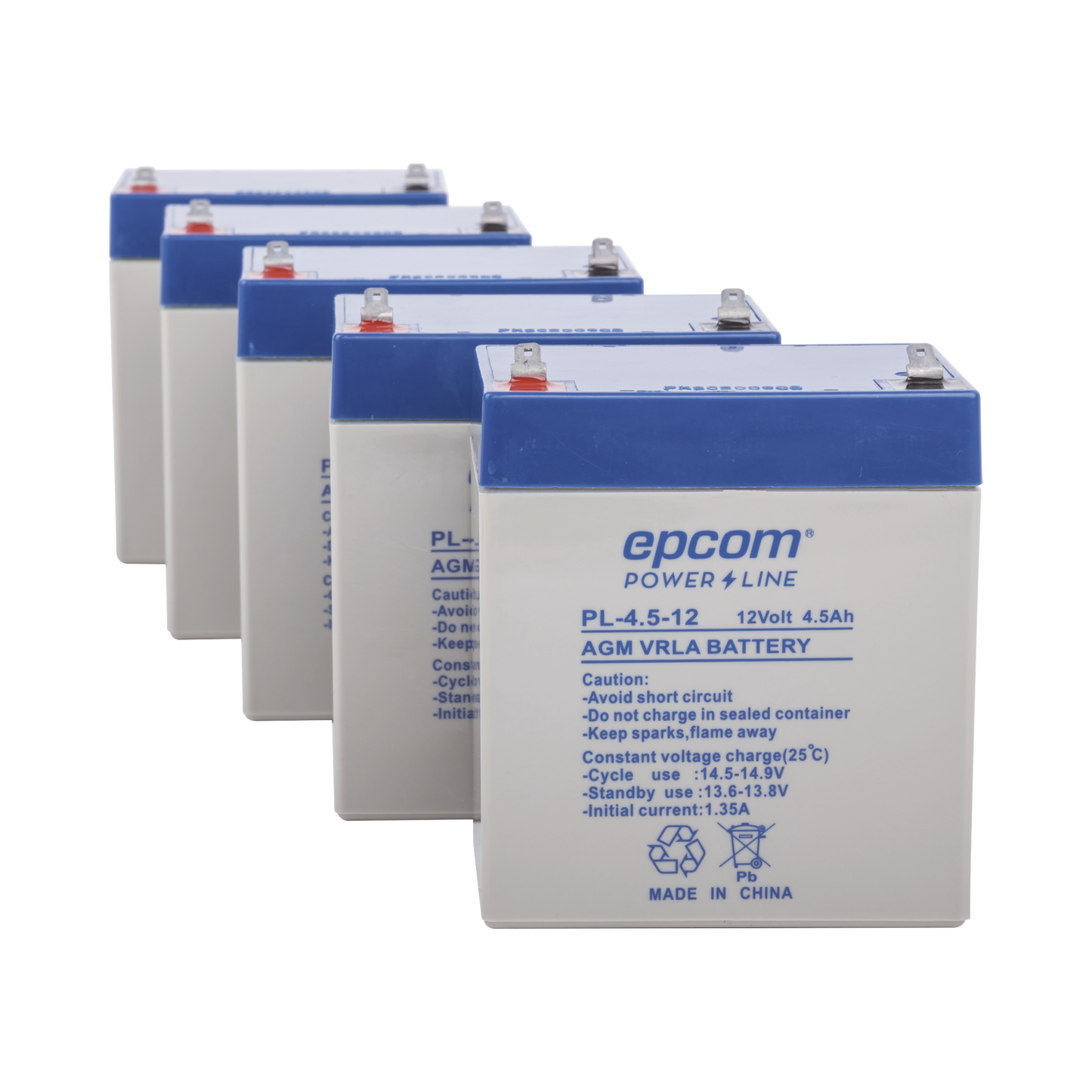 Paquete de 5 BaterÃ­as PL4.512, Ahorre $ con este KIT