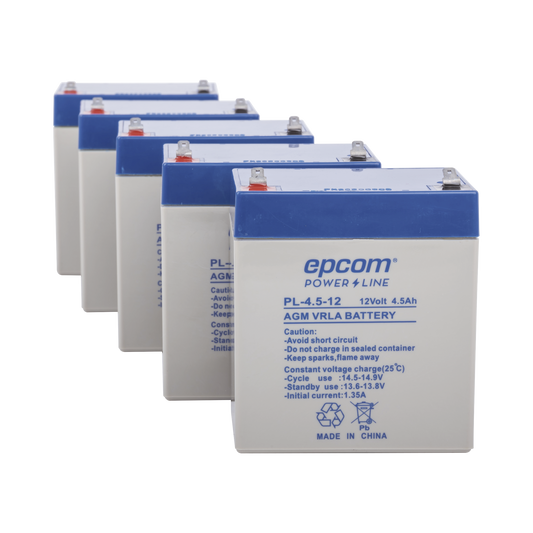 Paquete de 5 BaterÃ­as PL4.512, Ahorre $ con este KIT