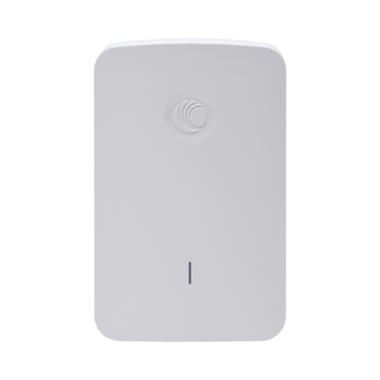 Access Point WiFi cnPilot e430H Indoor Wall Plate, doble banda, Wave 2, antena beamforming, 4 puertos de salida (1x PoE Gigabit y 3x Ethernet Gigabit)