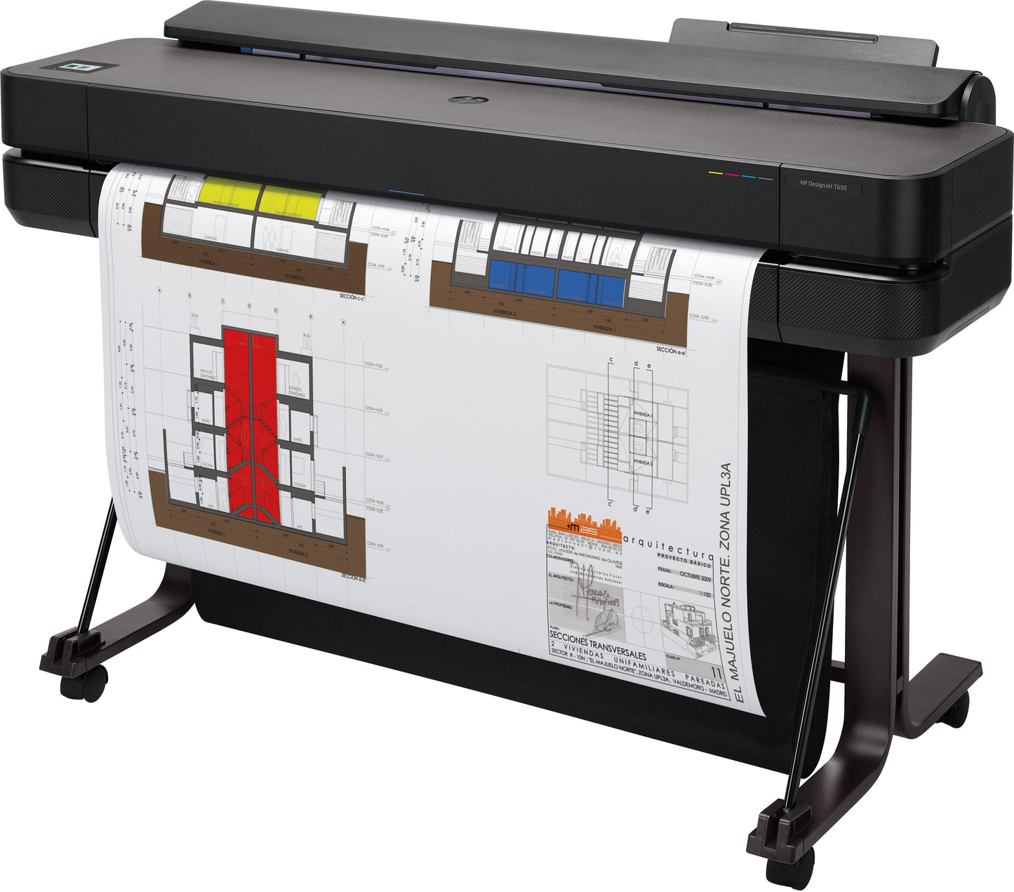 Plotter HP DESIGNJET T650 36IN, 2400 x 1200 DPI, 1024 MB, Inyección de tinta térmica