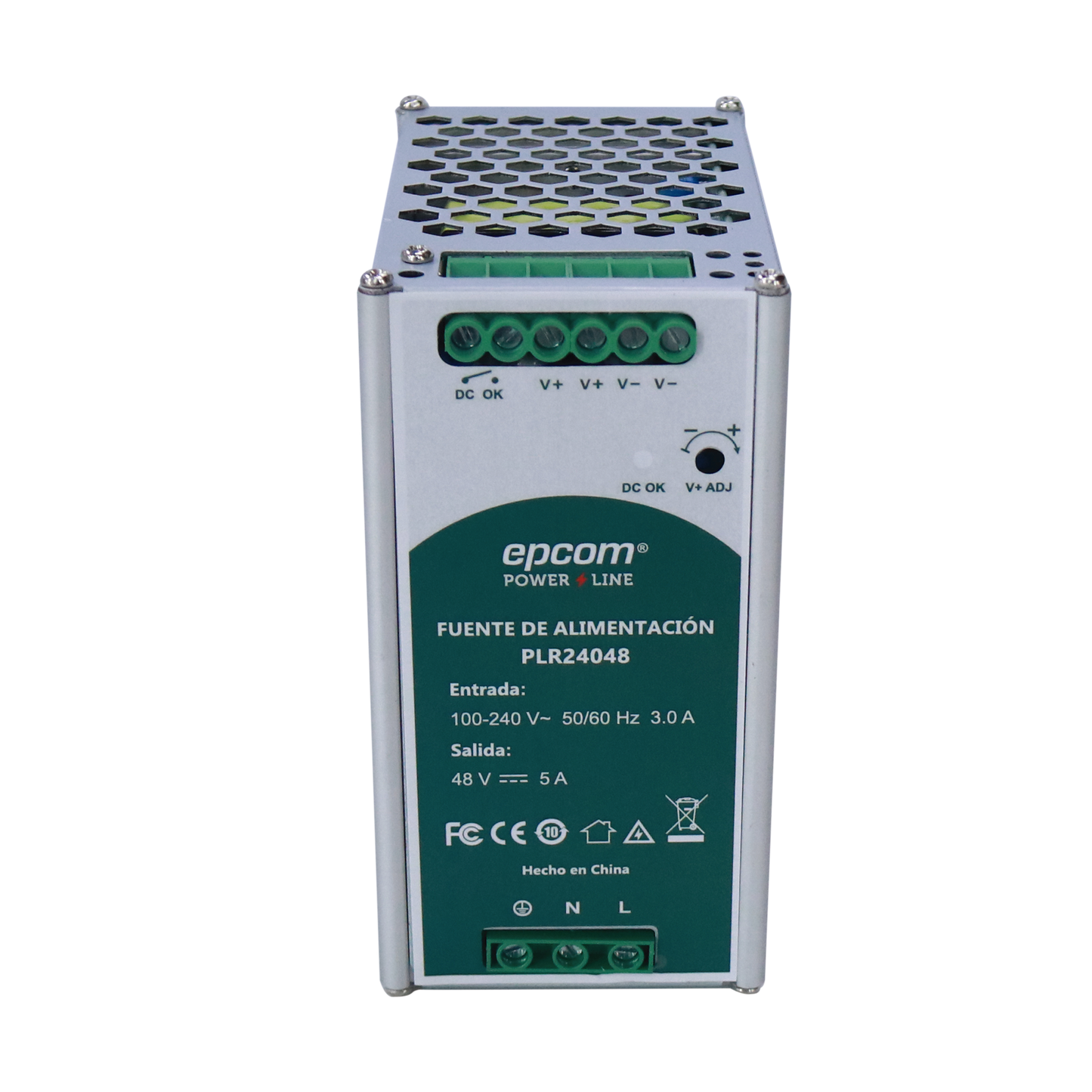 FUENTE DE ALIMENTACION 48 VCC / DIN RIEL /  5 AMPERES / 240 W