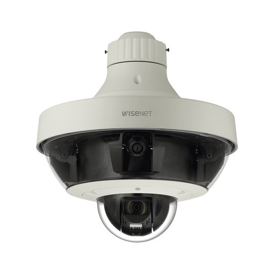 CÃ¡mara IP Multisensor 8 - 20 MP (4 sensores de 2 o 5 MP) lentes intercambiables con PTZ 2 MP 32X / Hasta 5 tarjetas SD de 256 GB / WDR de hasta 150dB / IP66 / IK10