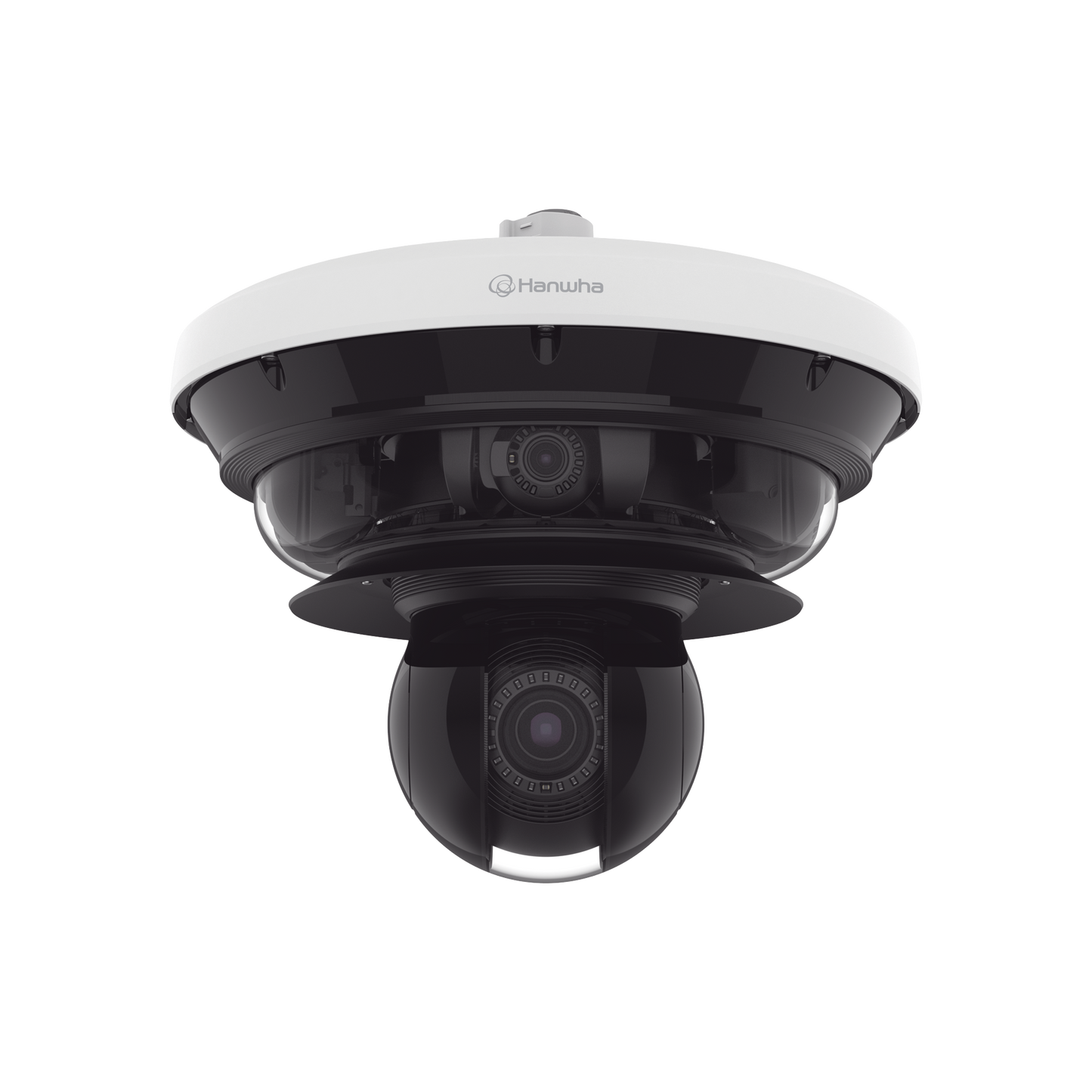 CÃ¡mara IP Multisensor 34MP (4 sensores 4K) con lentes motorizados / PTZ 2 MP 40X / Hasta 2 tarjetas MicroSD de 512GB / WDR de hasta 150dB / IP66 / IK10 / autoseguimiento / Inteligencia artificial para eventos