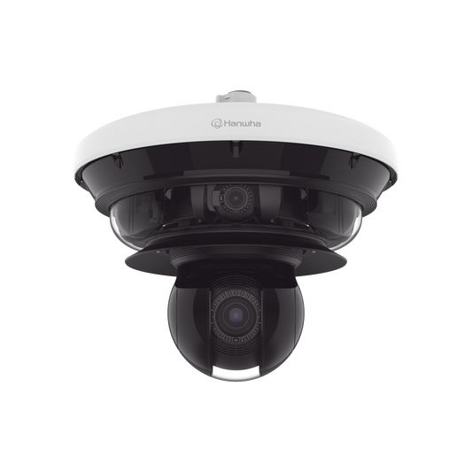 CÃ¡mara IP Multisensor 34MP (4 sensores 4K) con lentes motorizados / PTZ 2 MP 40X / Hasta 2 tarjetas MicroSD de 512GB / WDR de hasta 150dB / IP66 / IK10 / autoseguimiento / Inteligencia artificial para eventos