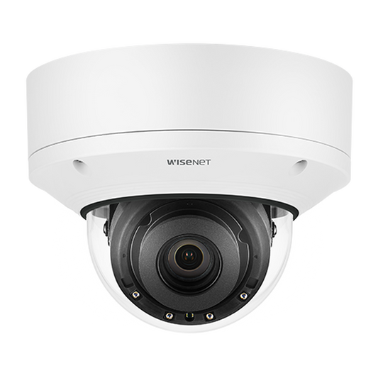 CÃ¡mara Domo 4K con IA, Antivandalica / Lente Motorizado de 4.5 a 10mm / P-Iris, WDR 120dB / Ranura SD / ProtecciÃ³n IP52 e IK10
