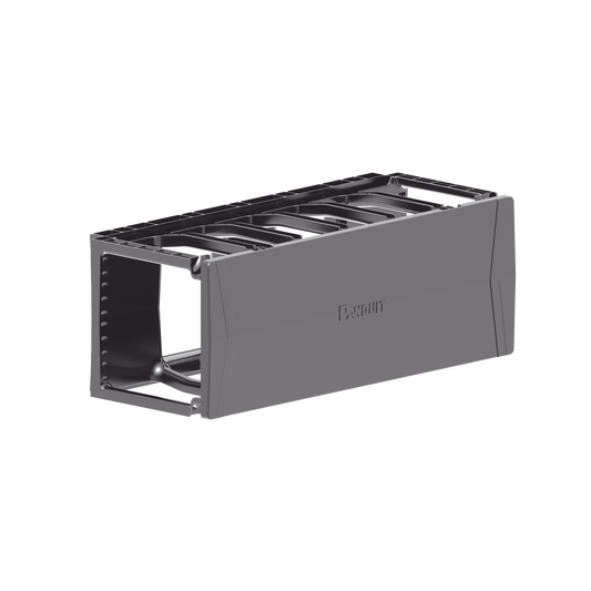 Organizador de Cables Horizontal PatchRunnerâ„¢, Sencillo (Solo Frontal), Para Rack de 19in, 4UR