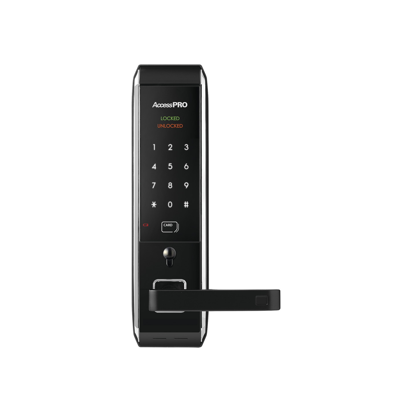 Cerradura inteligente para puertas con doble cerrojo/teclado Touch Screen, Apertura con tarjeta Mifare /ContraseÃ±a y Llave de emergencia