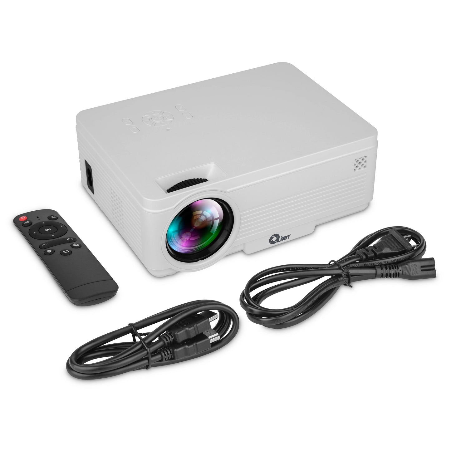 Proyector Qian QXP-ETHRX, 200 lúmenes ANSI, LCD, 1280 x 720 DPI, 50000 hrs, Blanco