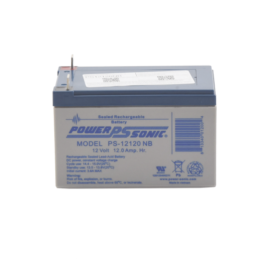 BaterÃ­a 12V, 12AH, Para Respaldo, TecnologÃ­as AGM/VRLA, 5 AÃ±os Vida Ãštil, Terminales NB, Reconocida UL