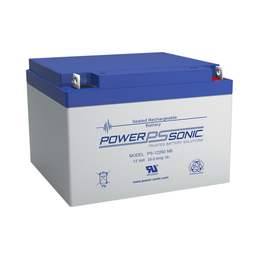 BaterÃ­a 12V, 26AH, Para Respaldo, TecnologÃ­as AGM/VRLA, 5 AÃ±os Vida Ãštil, Terminales M5, Reconocida UL