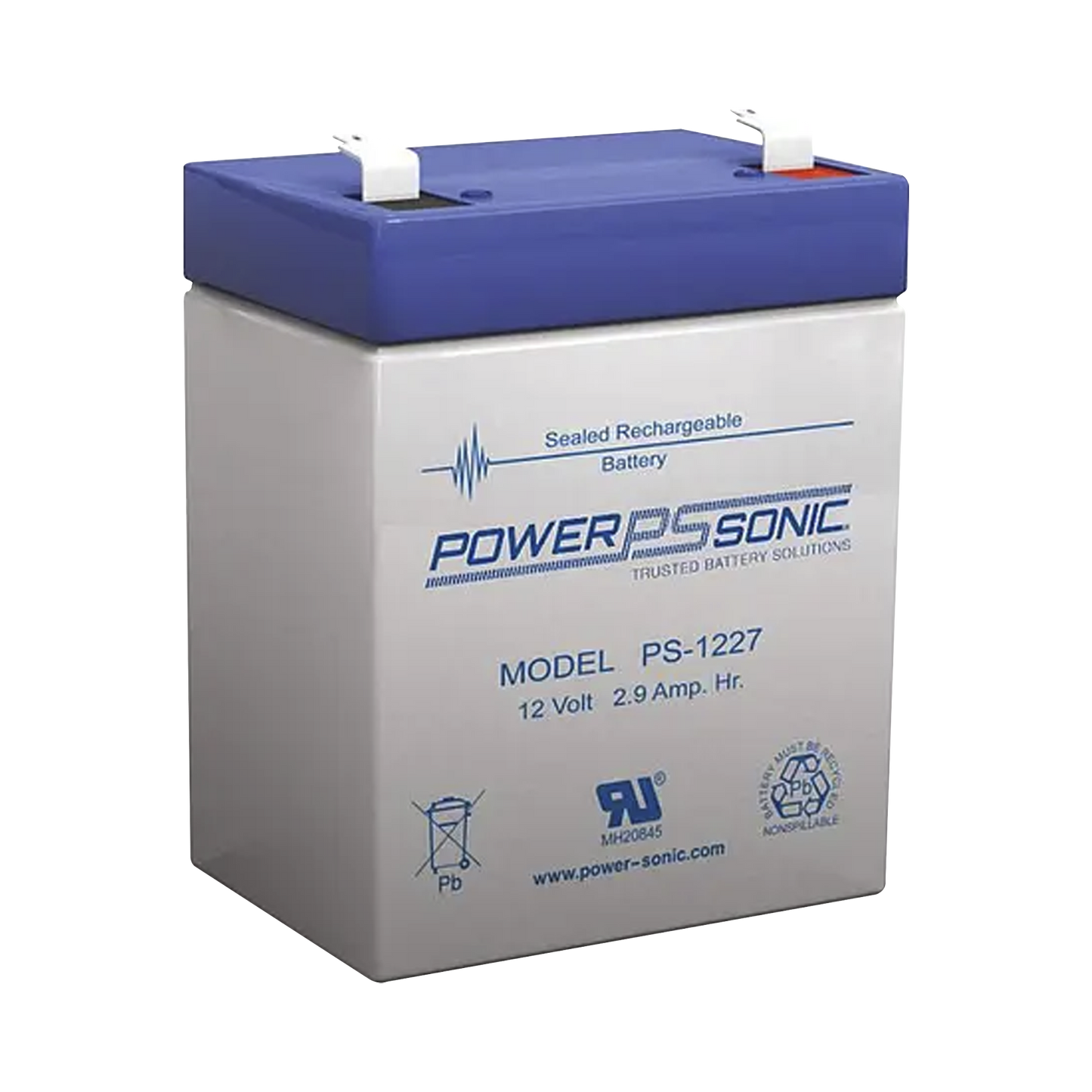 BaterÃ­a 12V, 2.9AH, Para Respaldo, TecnologÃ­as AGM/VRLA, 5 AÃ±os Vida Ãštil, Terminales F1, Reconocida UL