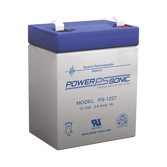 BaterÃ­a 12V, 2.9AH, Para Respaldo, TecnologÃ­as AGM/VRLA, 5 AÃ±os Vida Ãštil, Terminales F1, Reconocida UL