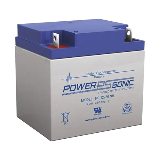 BaterÃ­a 12V, 28AH, Para Respaldo, TecnologÃ­as AGM/VRLA, 5 AÃ±os Vida Ãštil, Terminales NB2, Reconocida UL