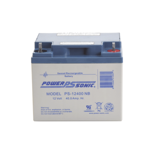 BaterÃ­a 12V, 40AH, Para Respaldo, TecnologÃ­as AGM/VRLA, 5 AÃ±os Vida Ãštil, Terminales NB, Reconocida UL