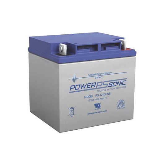 BaterÃ­a 12V, 40AH, Para Respaldo, TecnologÃ­as AGM/VRLA, 5 AÃ±os Vida Ãštil, Terminales T6, Reconocida UL