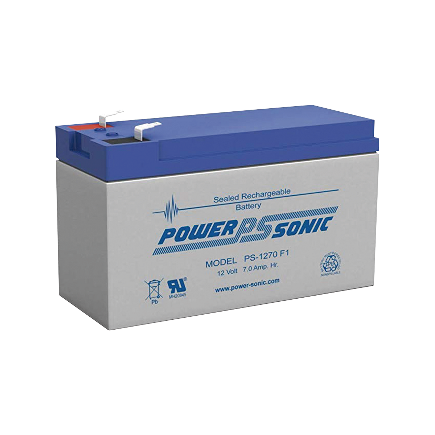 BaterÃ­a 12V, 7AH, Para Respaldo, TecnologÃ­as AGM/VRLA, 5 AÃ±os Vida Ãštil, Terminales F1, Reconocida UL