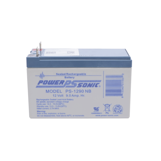 BaterÃ­a 12V, 9AH, Para Respaldo, TecnologÃ­as AGM/VRLA, 5 AÃ±os Vida Ãštil, Terminales NB, Reconocida UL