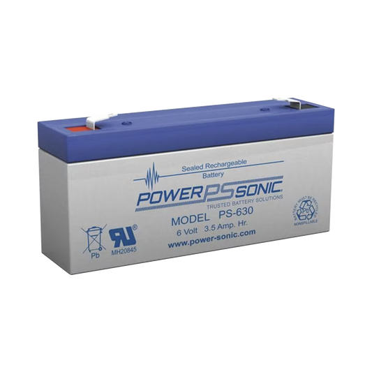 BaterÃ­a 6V, 3.50AH, Para Respaldo, TecnologÃ­as AGM/VRLA, 5 AÃ±os Vida Ãštil, Terminales F1, Reconocida UL