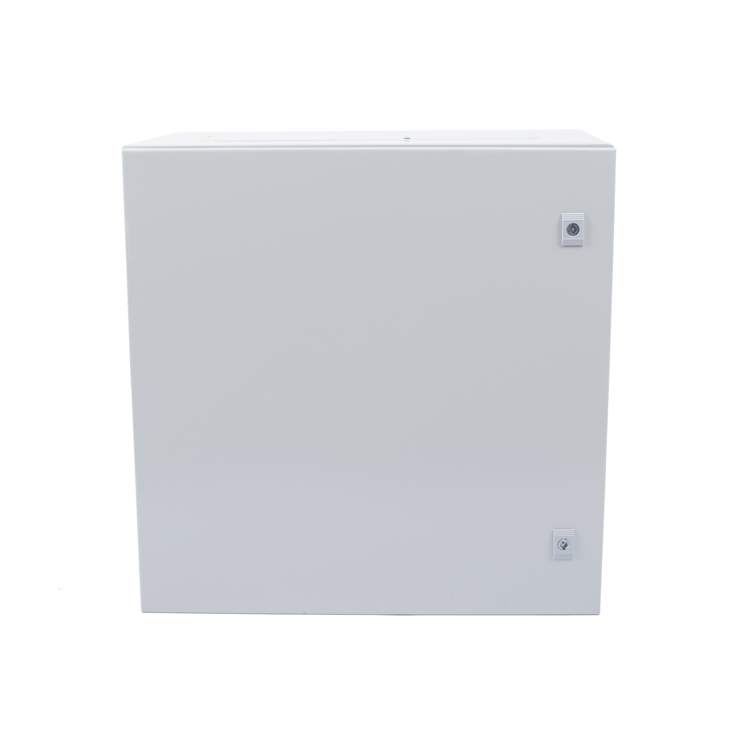 Gabinete de Acero IP66 Uso en Intemperie (600 x 600 x 300 mm) con Placa Trasera Interior MetÃ¡lica y Compuerta Inferior Atornillable (Incluye Chapa y Llave T).