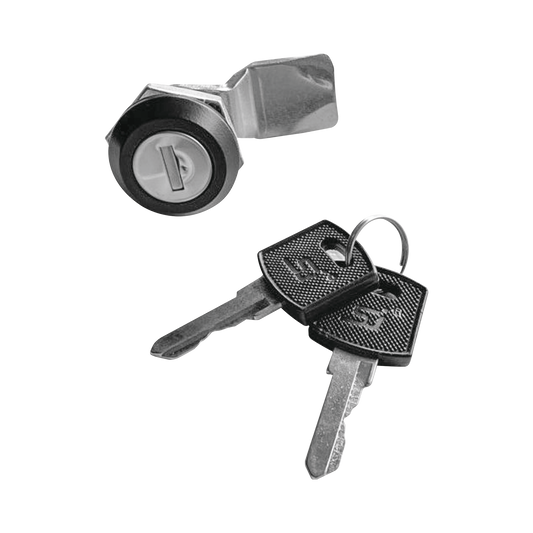 Cerradura con Paleta MetÃ¡lica con 2 llaves para Gabinetes PST de PoliÃ©ster.