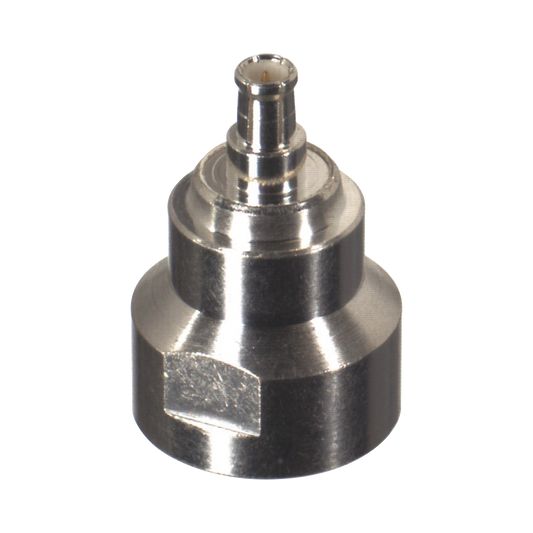 Adaptador UNIDAPT Hembra a MCX Macho. Plata/ Oro/ TeflÃ³n.