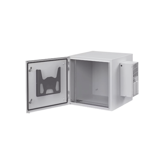 Gabinete Industrial ProTek de Puerta SÃ³lida, ProtecciÃ³n NEMA Tipo 4/12; IP66, Fabricado en Acero, 19 UR, Color Gris Claro