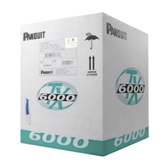Bobina de Cable UTP 305 m. de Cobre, TX6000â„¢ PanNet, Reelex, Rojo, Categoría 6 Mejorado (23 AWG), PVC (CM), de 4 pares