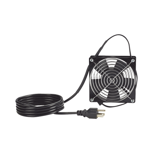 Ventilador para Instalación en Gabinete PanZone WME3BL, WME6BL, y WME9BL, de 115 Vca, y Cable de Corriente de 1.8M | PAN