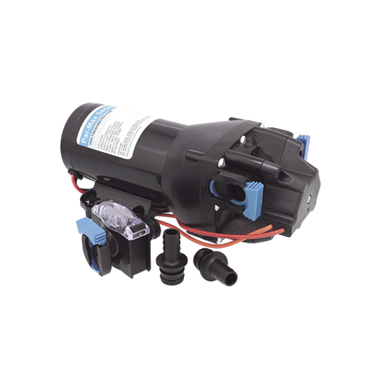 Bomba controlada por presiÃ³n Par Max HD 4' a 12 Vca, alta presiÃ³n 40 psi 15 lpm / 4 gpm
