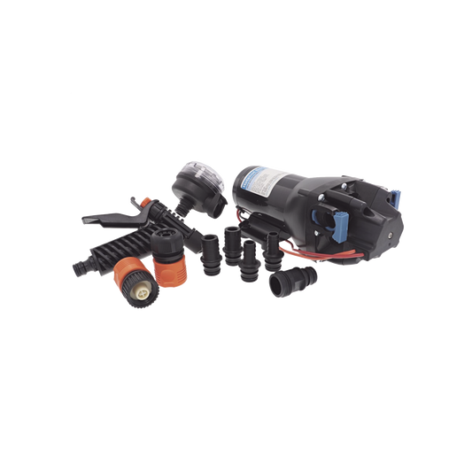 Bomba de lavado Hotshot HD 4'  a 12 Vcd de alta presiÃ³n y alto caudal, 15 lpm/4 gpm 60 psi