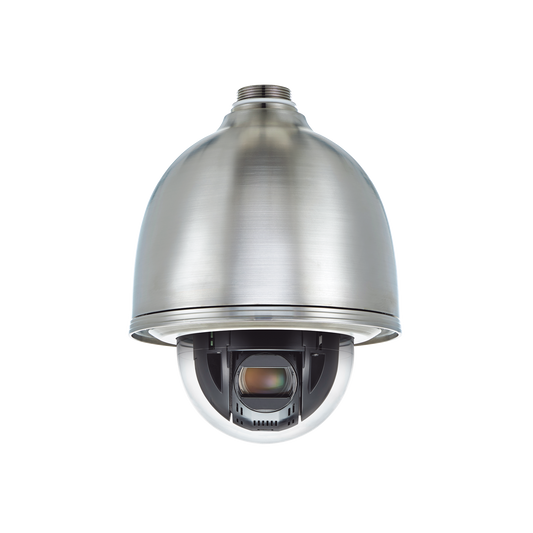 Domo IP PTZ AntivandÃ¡lico 2MP / Zoom Ã“ptico 32X / H.265 & WiseStream  / WDR 120DB / Exterior IP66 / Acero Inoxidable