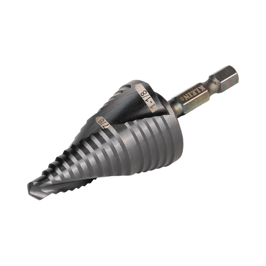 Broca Escalonada 12 en 1, de LiberaciÃ³n RÃ¡pida, Acanaladura en Espiral, produce Agujeros de 2-3 cm e Intermedios. 10x mÃ¡s Durable