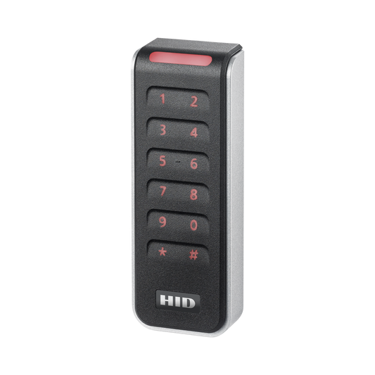 Lector con Teclado Capacitivo SIGNO Multitecnologia/ 20KTKS-01-00001H/ Garantia de Por Vida/ Terminal Strip/Wiegand & OSDP