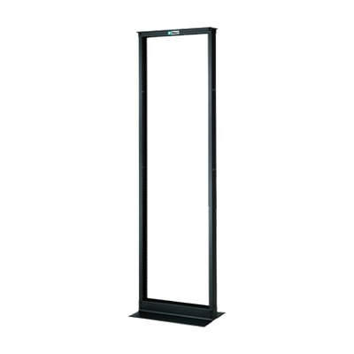 Rack de Dos Postes Estándar de 19 in, Rieles Numerados y Roscados #12-24, Fabricado en Aluminio, 42 Unidades de Rack, Co