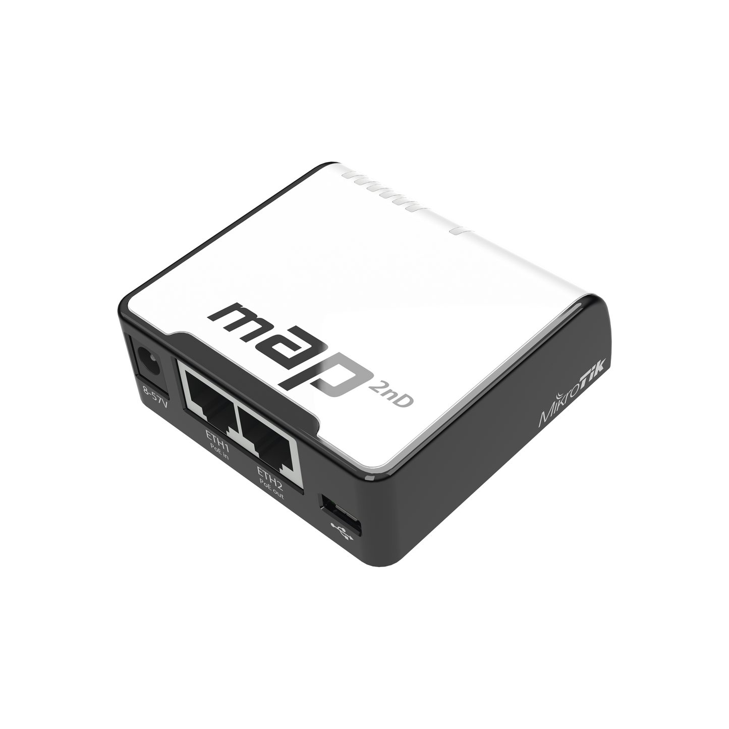 (mAP) 2 Puertos Fast Ethernet, 1 Puerto MicroUSB, WiFi 2.4 GHz 802.11 b/g/n - MIKROTIK - Ingenieria Servirent