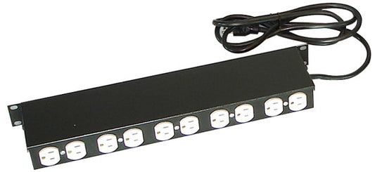 Barra multicontacto NORTH SYSTEM, Negro, 10