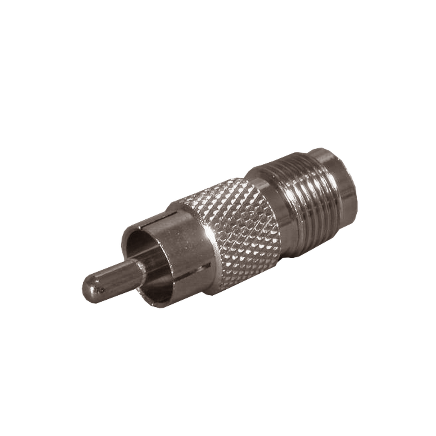 Adaptador de TNC Hembra a RCA Macho tipo Fono para Aplicaciones de Audio y Video, NÃ­quel/ Oro/ TeflÃ³n.?