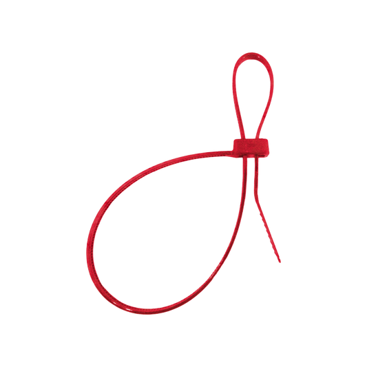 Cincho Plastico de doble lazo para sujetar cable de detecciÃ³n lineal de temperatura, paquete con 100 piezas