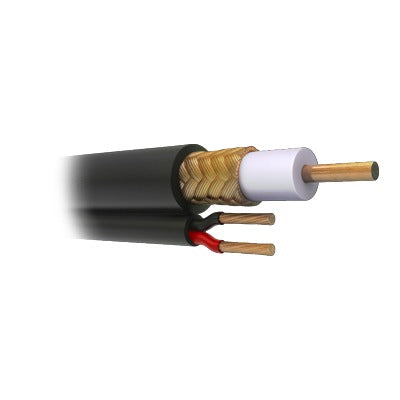 Bobina de 305 metros de Cable Coaxial RG59 SiamÃ©s, Malla de Cobre, HECHO EN MÃ‰XICO, Optimizado para HD. AplicaciÃ³n para intemperie.  ( Forro grabado con la marca SYSCOM )