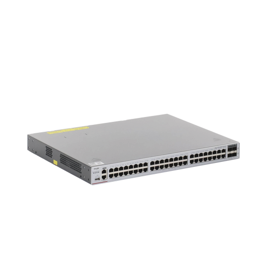 Switch Core Administrable Capa 3 con 48 puertos Gigabit + 4 SFP+ para fibra 10Gb, gestiÃ³n gratuita desde la nube.