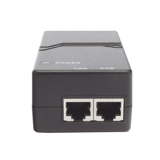 Inyector PoE estÃ¡ndar 802.3af Gigabit (50 V - 0.3 A - 15 W)