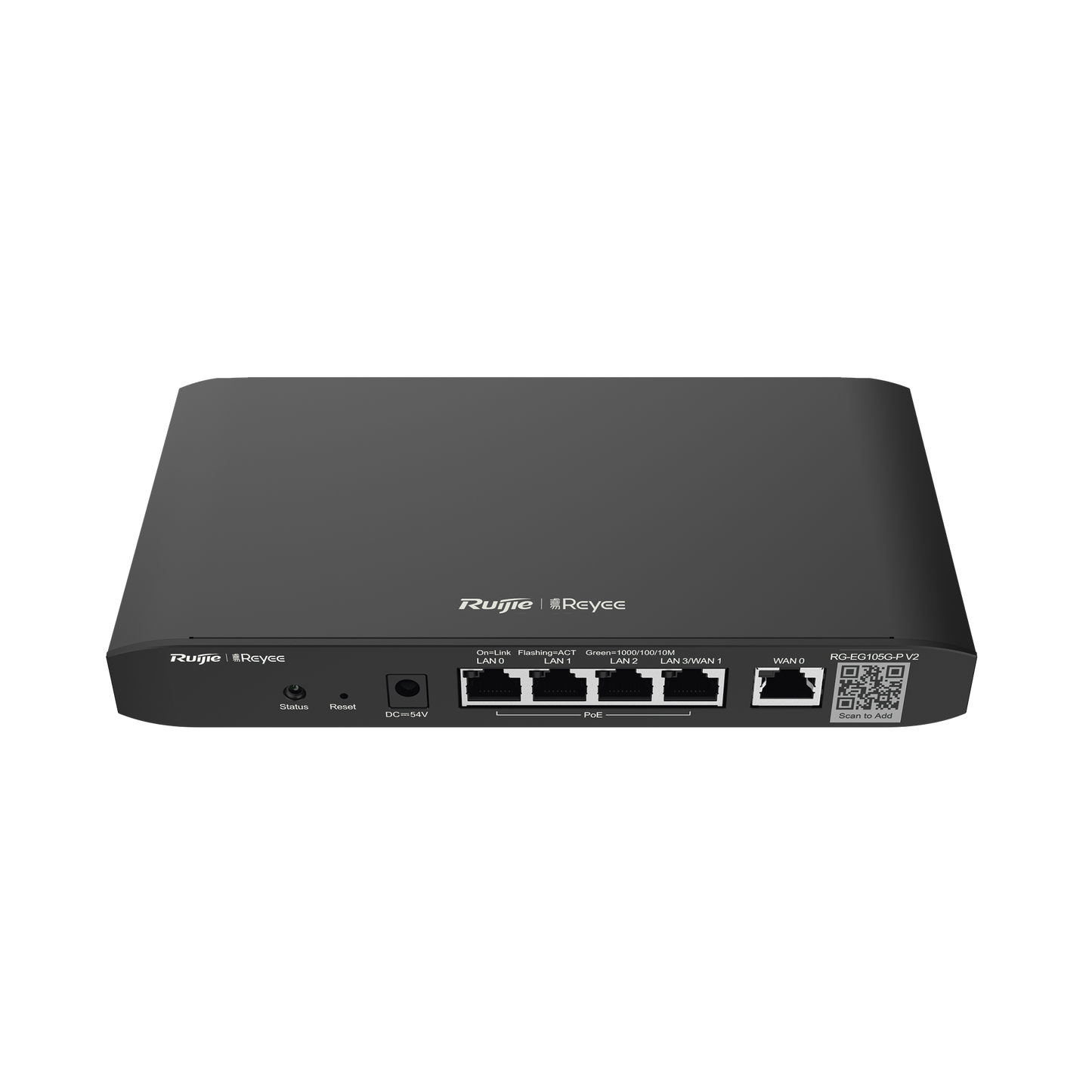 Router Balanceador Administrable Cloud con POE+ 54w, 3 puertos LAN gigabit, 1 Puerto WAN gigabit y 1 puerto LAN/WAN gigabit configurable, hasta 100 clientes con desempeÃ±o de 600 Mbps asimÃ©tricos