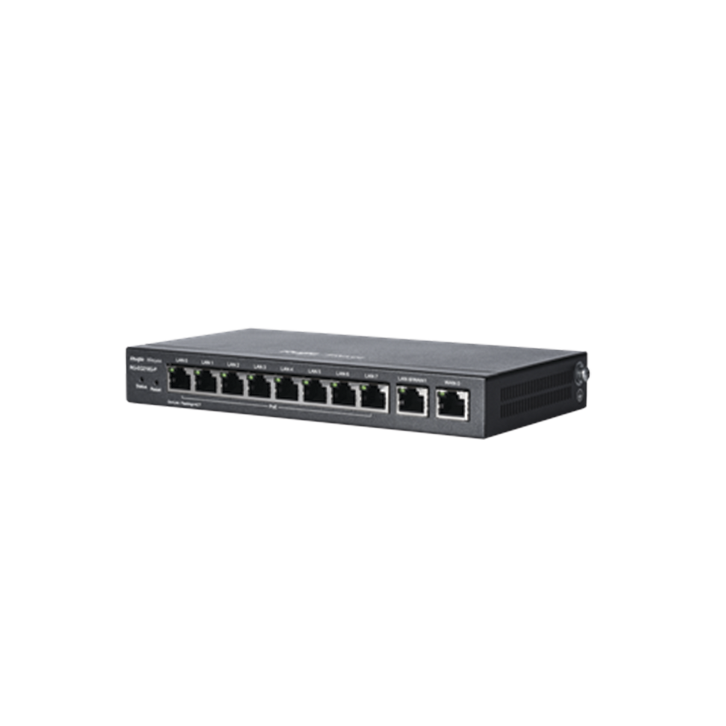 Router Balanceador PoE Cloud 10 puertos gigabit (8 puertos PoE), soporta 4x WAN configurables, hasta 200 clientes con desempeÃ±o de 600 Mbps asimÃ©tricos