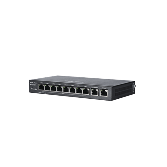 Router Balanceador PoE Cloud 10 puertos gigabit (8 puertos PoE), soporta 4x WAN configurables, hasta 200 clientes con desempeÃ±o de 600 Mbps asimÃ©tricos