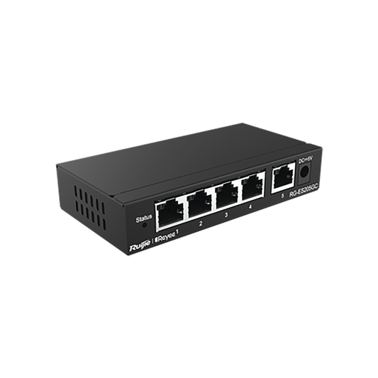 Switch Administrable con 5 puertos Gigabit, gestiÃ³n gratuita desde la nube