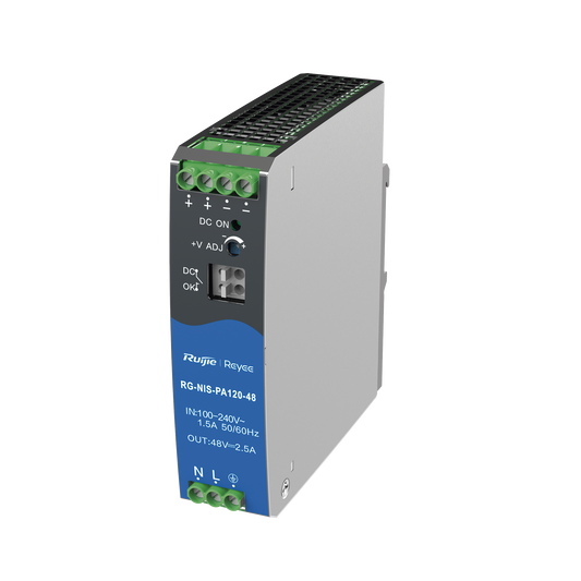 Fuente de AlimentaciÃ³n AC/DC 120W DIN-RAIL para Switch Industrial