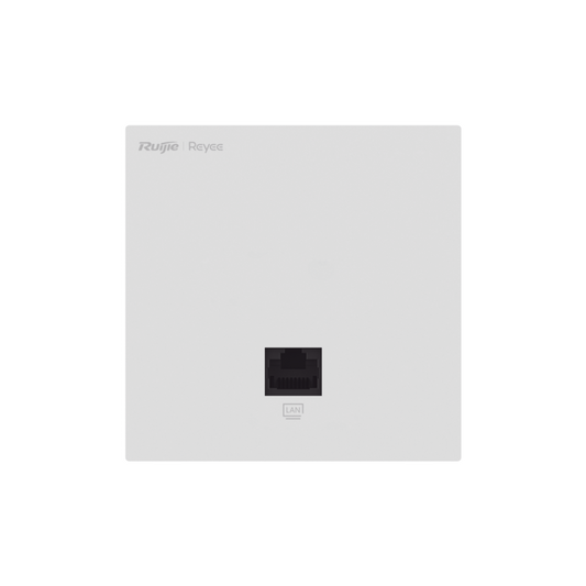 Punto de acceso Wi-Fi 6 para interior en pared, hasta 512 usuarios ideal para HotelerÃ­a, discreto incrustado en pared.